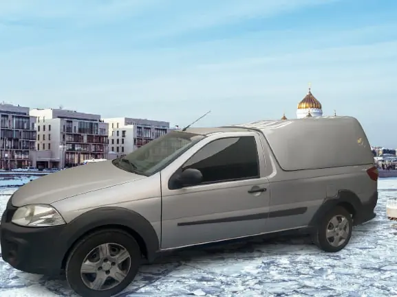 Capotas para Fiat Strada Cabine Simples Tobogã 1998 a 2013